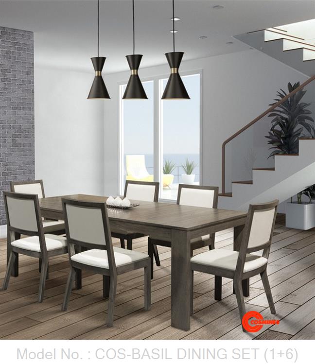 COS-BASIL DINING SET (1+6)